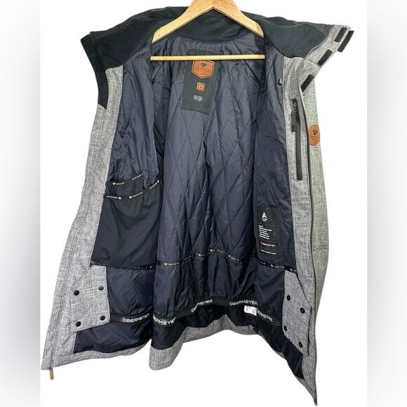 Obermeyer Men's Density Jacket Gray Size L - Picture 6 of 13